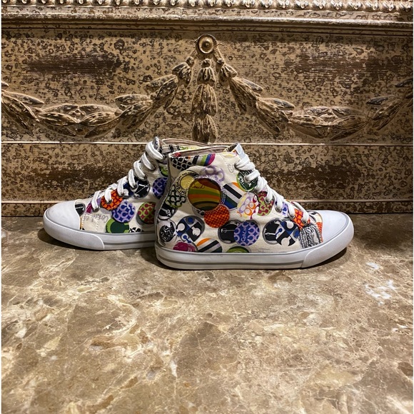 Coach Cardinal High Top Graffiti Sneakers - Picture 8 of 8